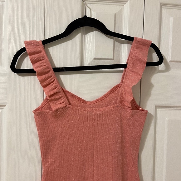 Brand New with Tags - Pull&Bear -Barbie Glitter Pink Bodycon Dress - Picture 2 of 14